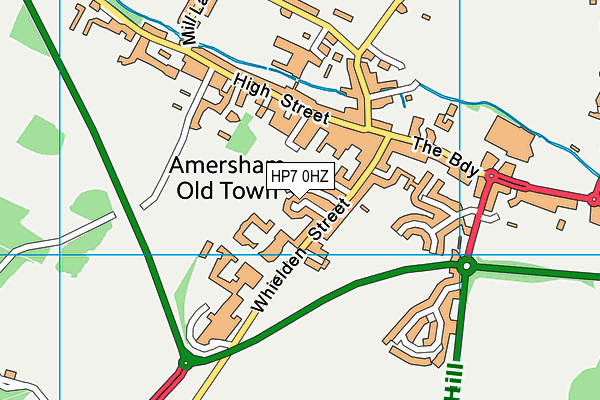 HP7 0HZ map - OS VectorMap District (Ordnance Survey) HP7 0HZ map - OS VectorMap District (Ordnance Survey)