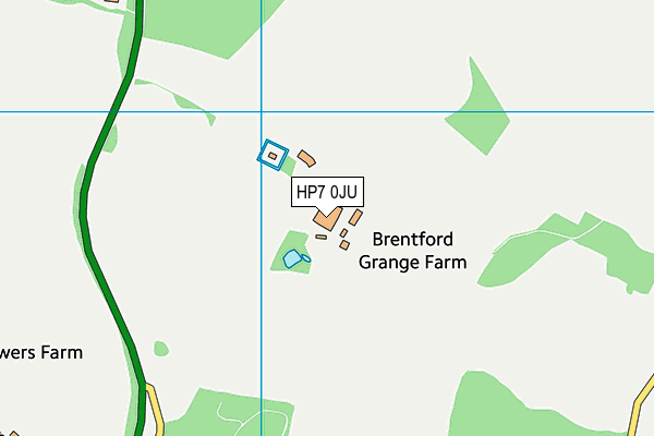 HP7 0JU map - OS VectorMap District (Ordnance Survey) HP7 0JU map - OS VectorMap District (Ordnance Survey)