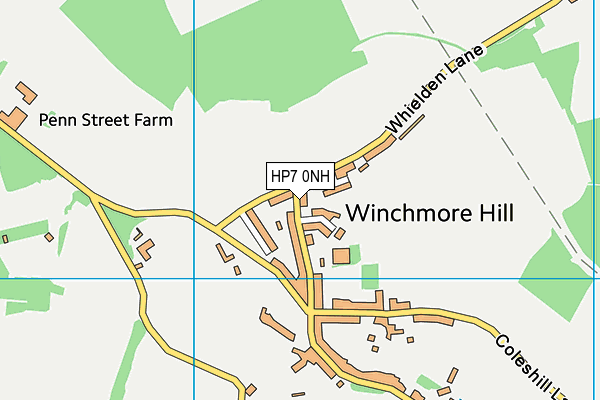 HP7 0NH map - OS VectorMap District (Ordnance Survey) HP7 0NH map - OS VectorMap District (Ordnance Survey)