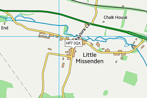 HP7 0QX map - OS VectorMap District (Ordnance Survey)