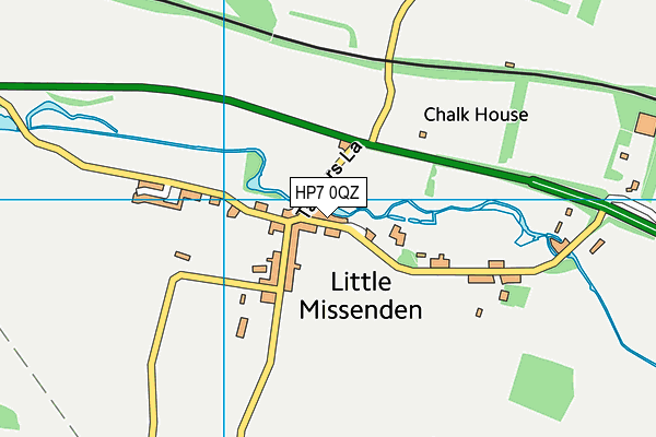 HP7 0QZ map - OS VectorMap District (Ordnance Survey) HP7 0QZ map - OS VectorMap District (Ordnance Survey)