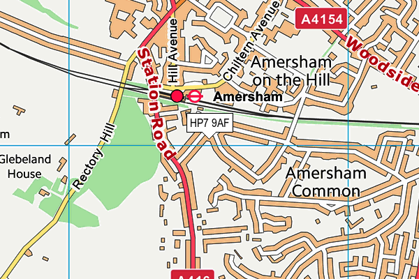 HP7 9AF map - OS VectorMap District (Ordnance Survey) HP7 9AF map - OS VectorMap District (Ordnance Survey)