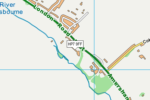 HP7 9FF map - OS VectorMap District (Ordnance Survey) HP7 9FF map - OS VectorMap District (Ordnance Survey)