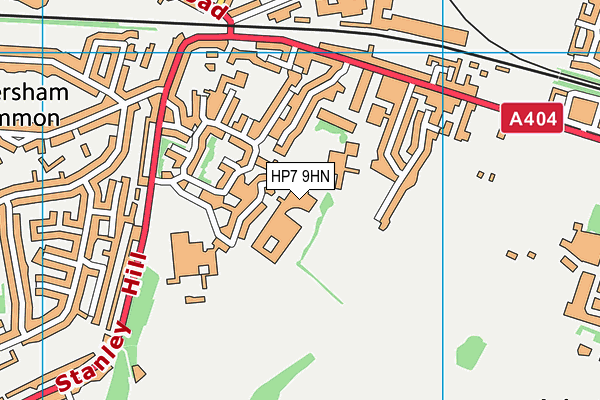 HP7 9HN map - OS VectorMap District (Ordnance Survey)