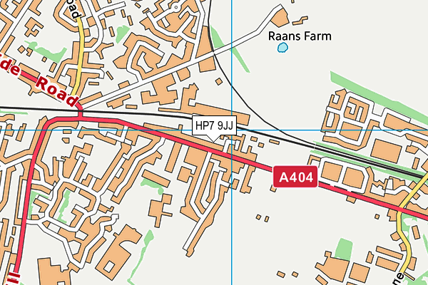 HP7 9JJ map - OS VectorMap District (Ordnance Survey) HP7 9JJ map - OS VectorMap District (Ordnance Survey)