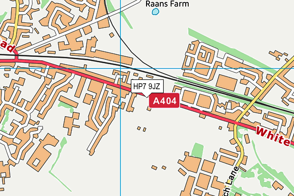 HP7 9JZ map - OS VectorMap District (Ordnance Survey) HP7 9JZ map - OS VectorMap District (Ordnance Survey)