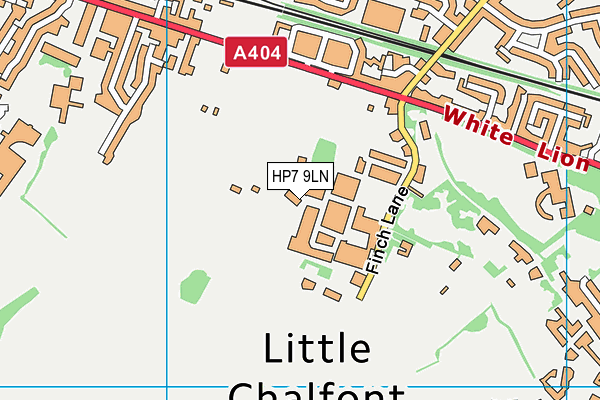 HP7 9LN map - OS VectorMap District (Ordnance Survey) HP7 9LN map - OS VectorMap District (Ordnance Survey)