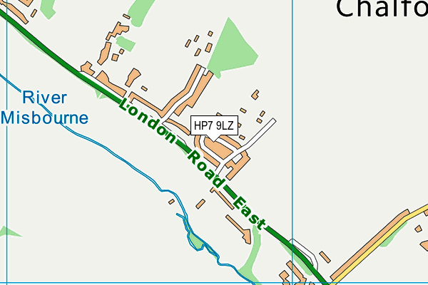 HP7 9LZ map - OS VectorMap District (Ordnance Survey) HP7 9LZ map - OS VectorMap District (Ordnance Survey)