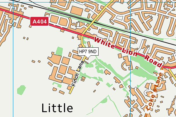 HP7 9ND map - OS VectorMap District (Ordnance Survey) HP7 9ND map - OS VectorMap District (Ordnance Survey)