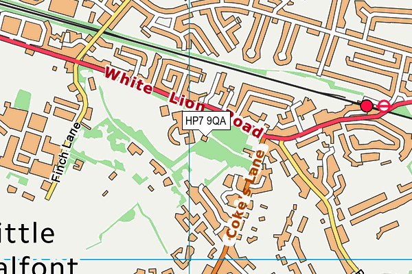 HP7 9QA map - OS VectorMap District (Ordnance Survey) HP7 9QA map - OS VectorMap District (Ordnance Survey)