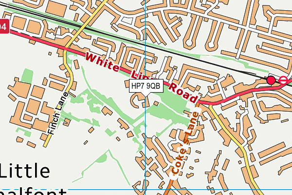 HP7 9QB map - OS VectorMap District (Ordnance Survey) HP7 9QB map - OS VectorMap District (Ordnance Survey)