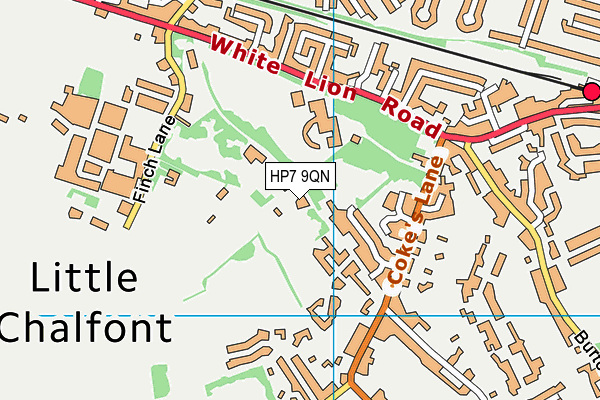 HP7 9QN map - OS VectorMap District (Ordnance Survey) HP7 9QN map - OS VectorMap District (Ordnance Survey)