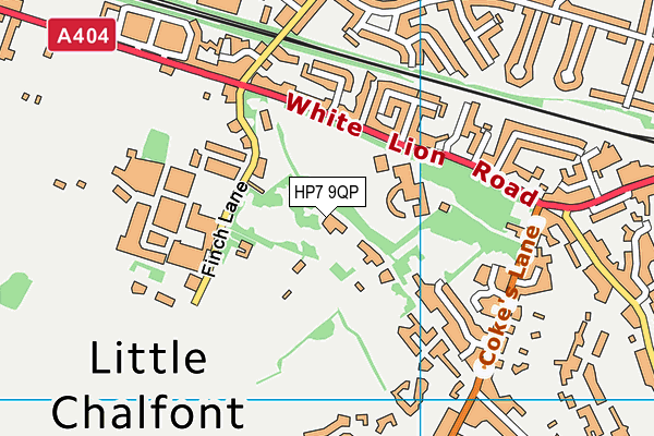 HP7 9QP map - OS VectorMap District (Ordnance Survey) HP7 9QP map - OS VectorMap District (Ordnance Survey)