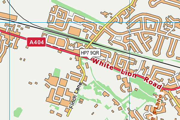 HP7 9QR map - OS VectorMap District (Ordnance Survey) HP7 9QR map - OS VectorMap District (Ordnance Survey)