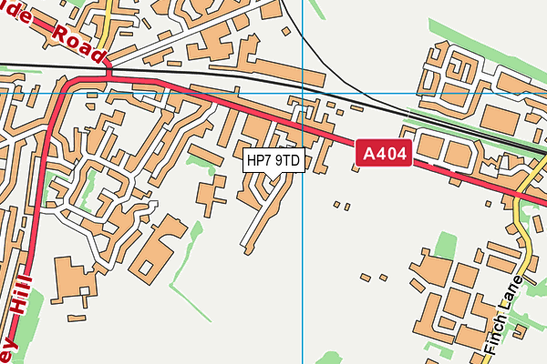 HP7 9TD map - OS VectorMap District (Ordnance Survey) HP7 9TD map - OS VectorMap District (Ordnance Survey)