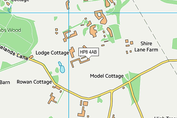 HP8 4AB map - OS VectorMap District (Ordnance Survey) HP8 4AB map - OS VectorMap District (Ordnance Survey)
