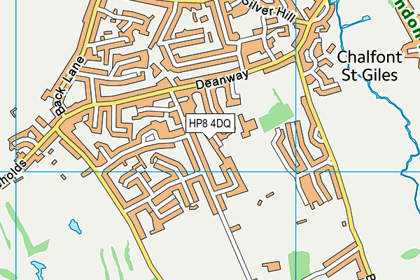 HP8 4DQ map - OS VectorMap District (Ordnance Survey) HP8 4DQ map - OS VectorMap District (Ordnance Survey)