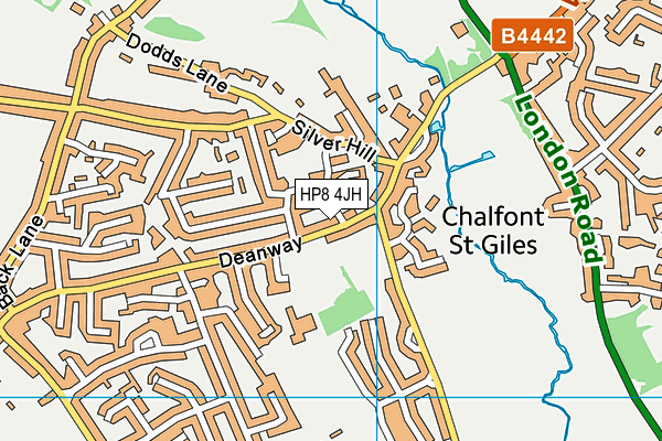 HP8 4JH map - OS VectorMap District (Ordnance Survey) HP8 4JH map - OS VectorMap District (Ordnance Survey)