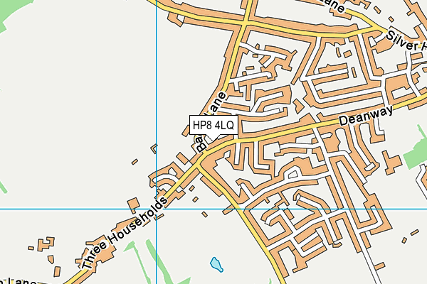 HP8 4LQ map - OS VectorMap District (Ordnance Survey) HP8 4LQ map - OS VectorMap District (Ordnance Survey)