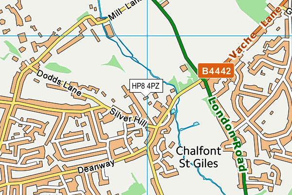 HP8 4PZ map - OS VectorMap District (Ordnance Survey) HP8 4PZ map - OS VectorMap District (Ordnance Survey)
