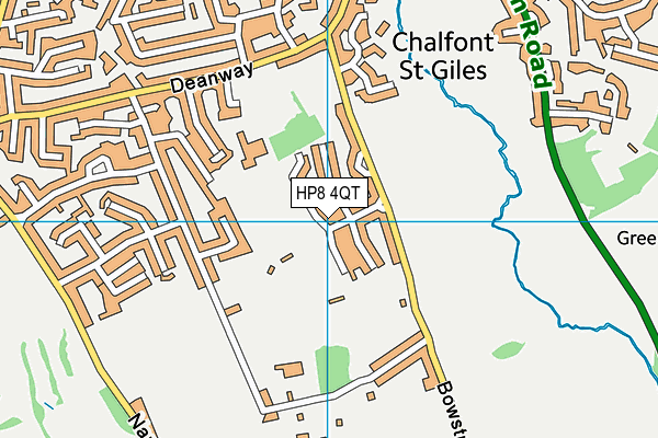 HP8 4QT map - OS VectorMap District (Ordnance Survey) HP8 4QT map - OS VectorMap District (Ordnance Survey)