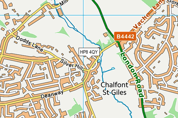 HP8 4QY map - OS VectorMap District (Ordnance Survey)