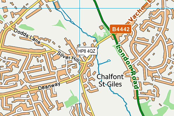 HP8 4QZ map - OS VectorMap District (Ordnance Survey) HP8 4QZ map - OS VectorMap District (Ordnance Survey)