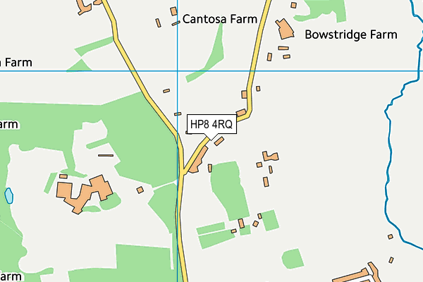 HP8 4RQ map - OS VectorMap District (Ordnance Survey)