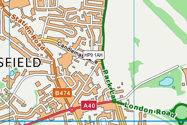 HP9 1AH map - OS VectorMap District (Ordnance Survey) HP9 1AH map - OS VectorMap District (Ordnance Survey)