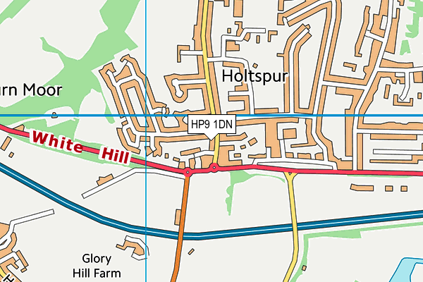 HP9 1DN map - OS VectorMap District (Ordnance Survey) HP9 1DN map - OS VectorMap District (Ordnance Survey)