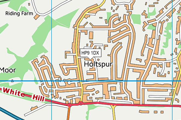 HP9 1DX map - OS VectorMap District (Ordnance Survey) HP9 1DX map - OS VectorMap District (Ordnance Survey)