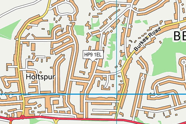 HP9 1EL map - OS VectorMap District (Ordnance Survey) HP9 1EL map - OS VectorMap District (Ordnance Survey)