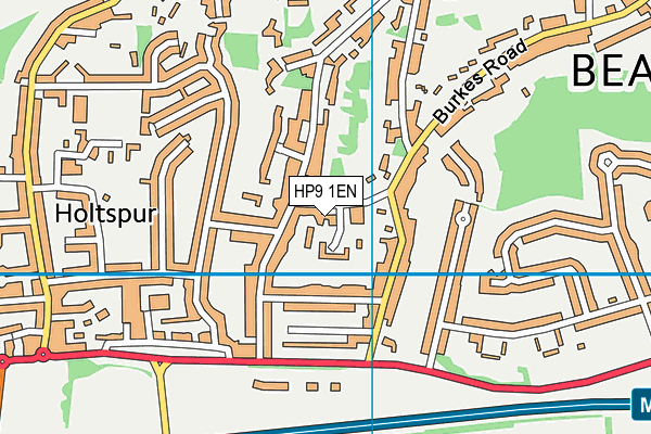 HP9 1EN map - OS VectorMap District (Ordnance Survey) HP9 1EN map - OS VectorMap District (Ordnance Survey)