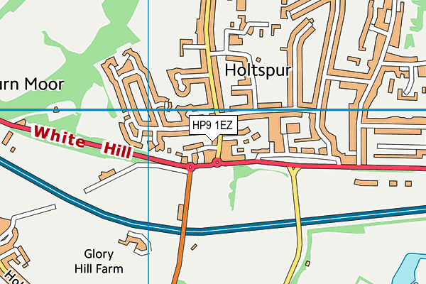 HP9 1EZ map - OS VectorMap District (Ordnance Survey)