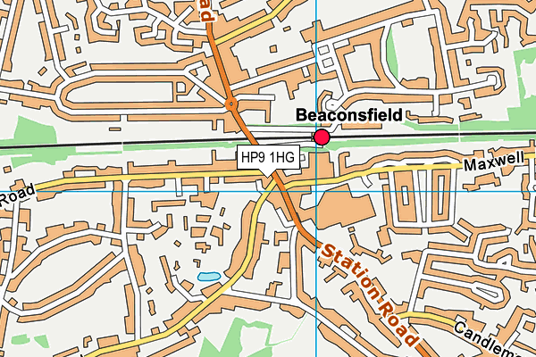 HP9 1HG map - OS VectorMap District (Ordnance Survey) HP9 1HG map - OS VectorMap District (Ordnance Survey)