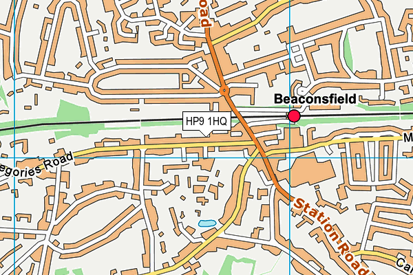 HP9 1HQ map - OS VectorMap District (Ordnance Survey) HP9 1HQ map - OS VectorMap District (Ordnance Survey)