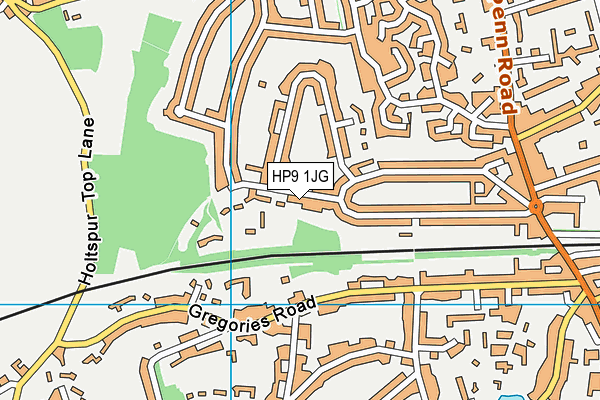 HP9 1JG map - OS VectorMap District (Ordnance Survey) HP9 1JG map - OS VectorMap District (Ordnance Survey)