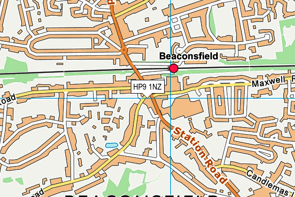 HP9 1NZ map - OS VectorMap District (Ordnance Survey) HP9 1NZ map - OS VectorMap District (Ordnance Survey)