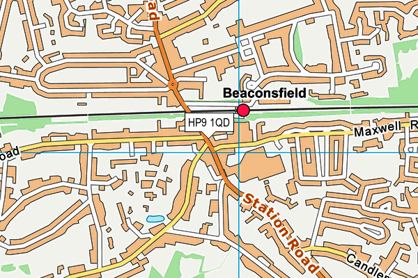 HP9 1QD map - OS VectorMap District (Ordnance Survey) HP9 1QD map - OS VectorMap District (Ordnance Survey)