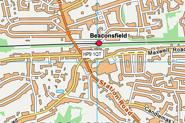 HP9 1QT map - OS VectorMap District (Ordnance Survey) HP9 1QT map - OS VectorMap District (Ordnance Survey)