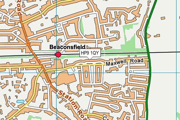 HP9 1QY map - OS VectorMap District (Ordnance Survey) HP9 1QY map - OS VectorMap District (Ordnance Survey)