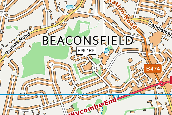 HP9 1RP map - OS VectorMap District (Ordnance Survey) HP9 1RP map - OS VectorMap District (Ordnance Survey)