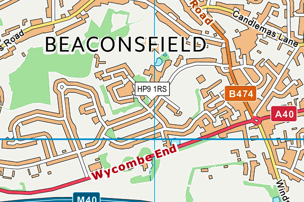 HP9 1RS map - OS VectorMap District (Ordnance Survey) HP9 1RS map - OS VectorMap District (Ordnance Survey)