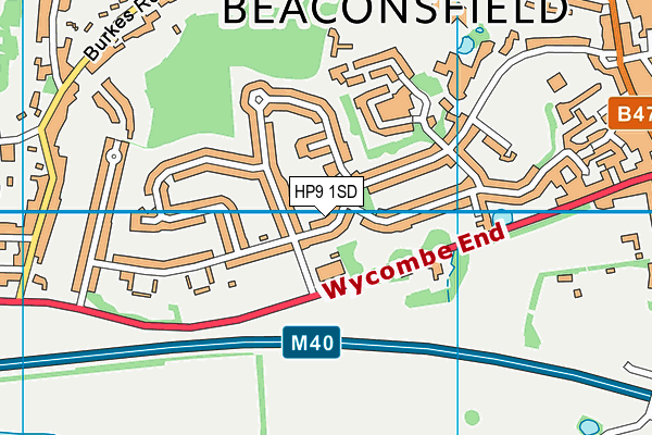HP9 1SD map - OS VectorMap District (Ordnance Survey) HP9 1SD map - OS VectorMap District (Ordnance Survey)