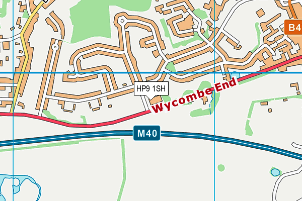 HP9 1SH map - OS VectorMap District (Ordnance Survey) HP9 1SH map - OS VectorMap District (Ordnance Survey)