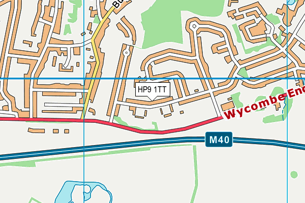 HP9 1TT map - OS VectorMap District (Ordnance Survey) HP9 1TT map - OS VectorMap District (Ordnance Survey)