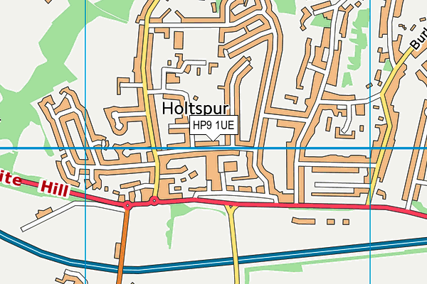 HP9 1UE map - OS VectorMap District (Ordnance Survey) HP9 1UE map - OS VectorMap District (Ordnance Survey)