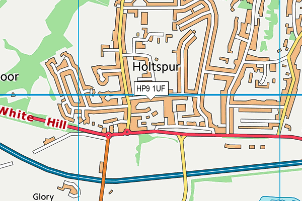 HP9 1UF map - OS VectorMap District (Ordnance Survey) HP9 1UF map - OS VectorMap District (Ordnance Survey)
