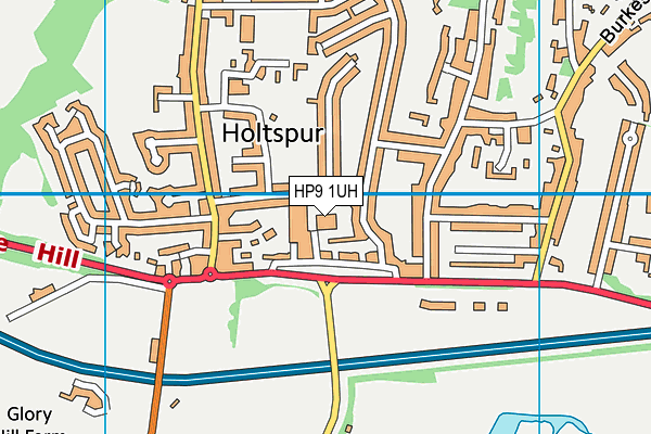 HP9 1UH map - OS VectorMap District (Ordnance Survey) HP9 1UH map - OS VectorMap District (Ordnance Survey)