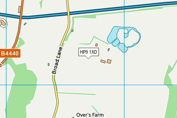 HP9 1XD map - OS VectorMap District (Ordnance Survey) HP9 1XD map - OS VectorMap District (Ordnance Survey)